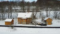 Ferienhaus Gichenbach im Winter